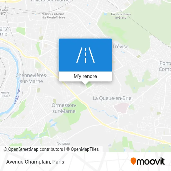 Avenue Champlain plan