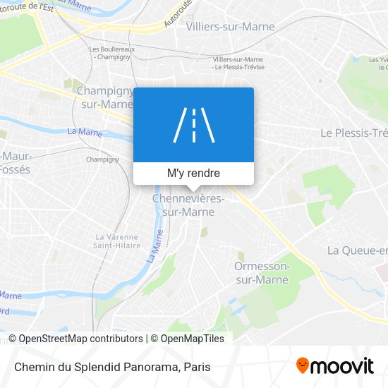 Chemin du Splendid Panorama plan