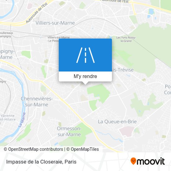 Impasse de la Closeraie plan