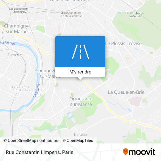 Rue Constantin Limpens plan