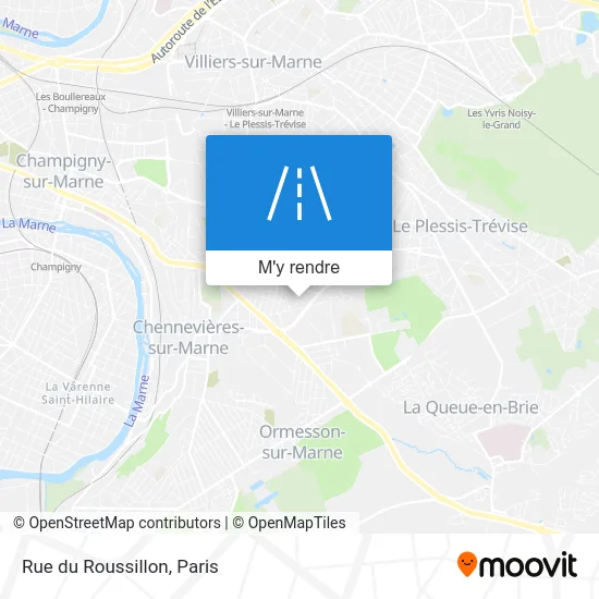 Rue du Roussillon plan