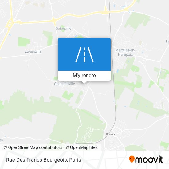 Rue Des Francs Bourgeois plan