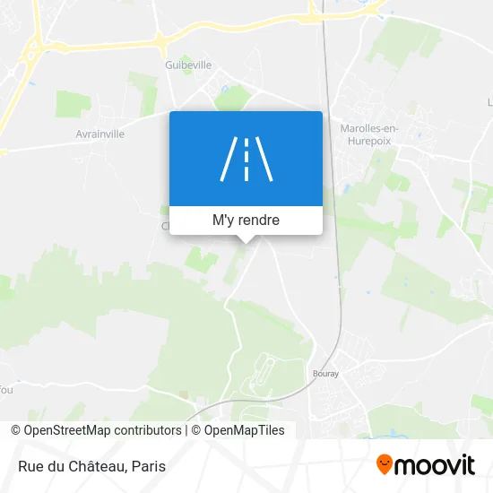 Rue du Château plan