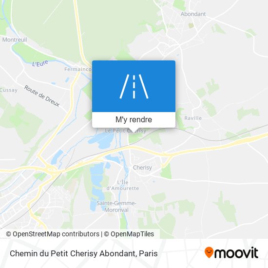 Chemin Du Petit Cherisy Abondant plan
