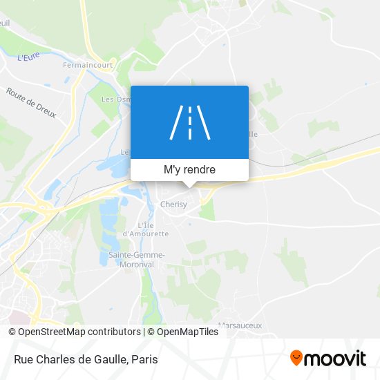 Rue Charles De Gaulle plan