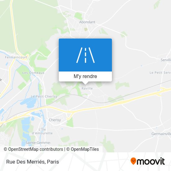 Rue Des Merriés plan