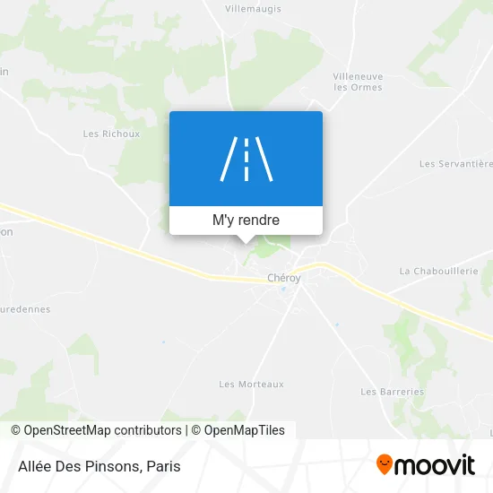 Allée Des Pinsons plan
