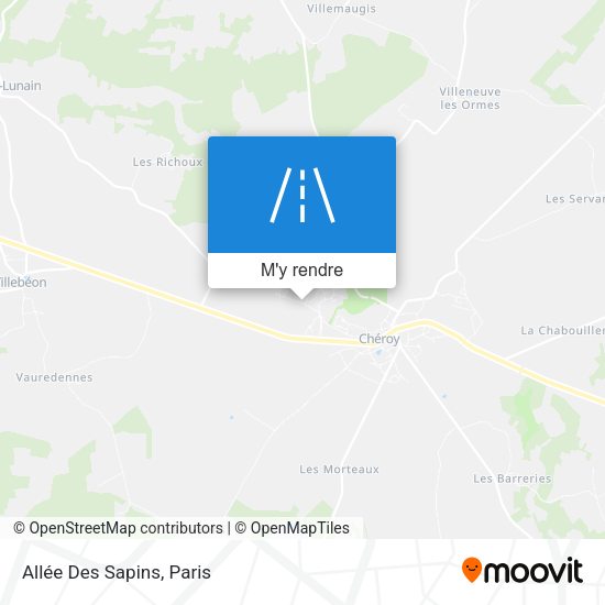 Allée Des Sapins plan