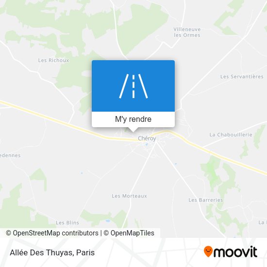 Allée Des Thuyas plan
