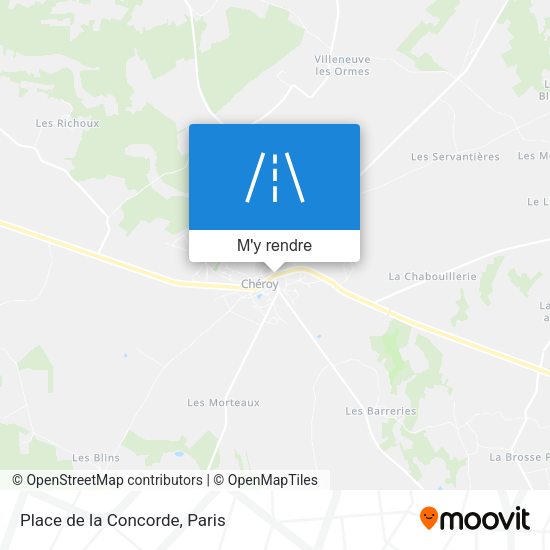 Place De La Concorde plan