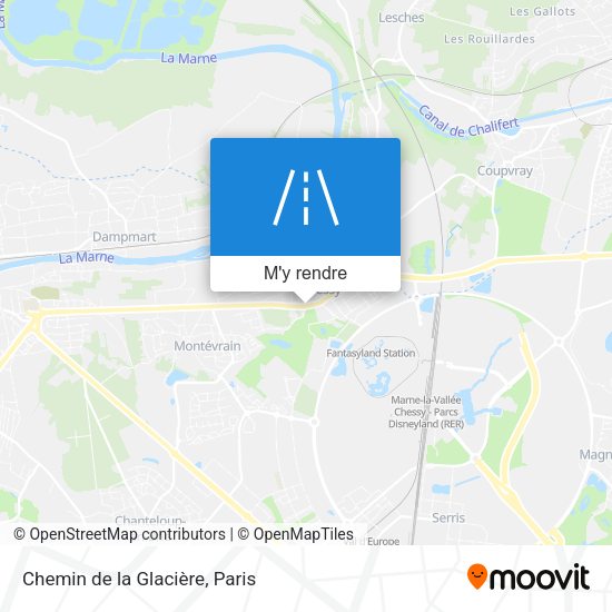 Chemin de la Glacière plan