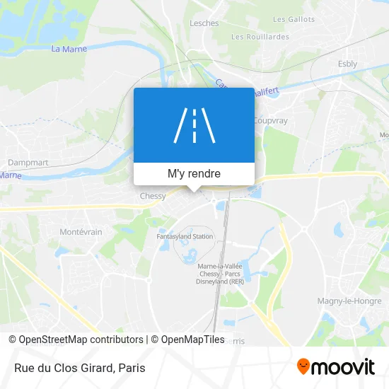 Rue du Clos Girard plan