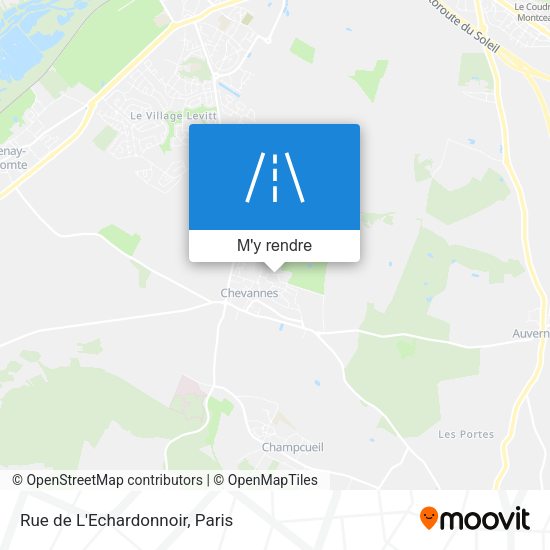 Rue de L'Echardonnoir plan
