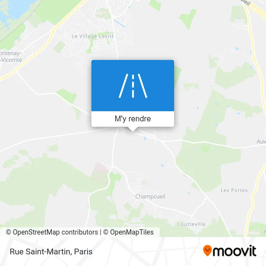 Rue Saint-Martin plan