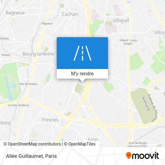Allée Guillaumet plan