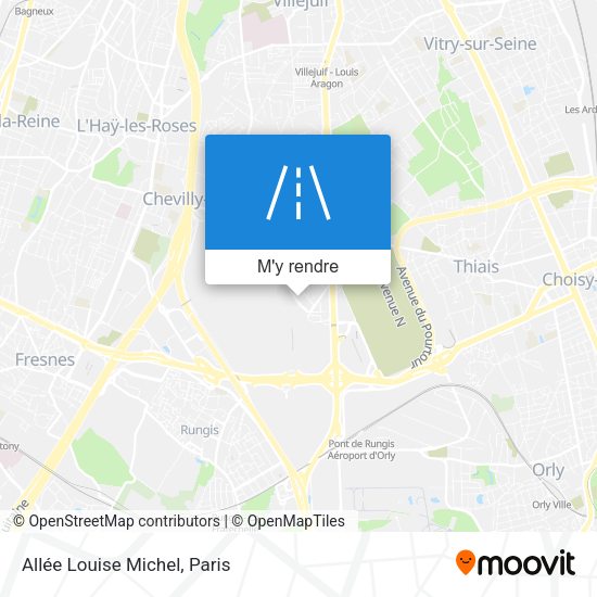 Allée Louise Michel plan