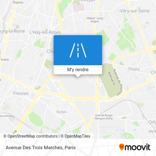 Avenue Des Trois Marchés plan