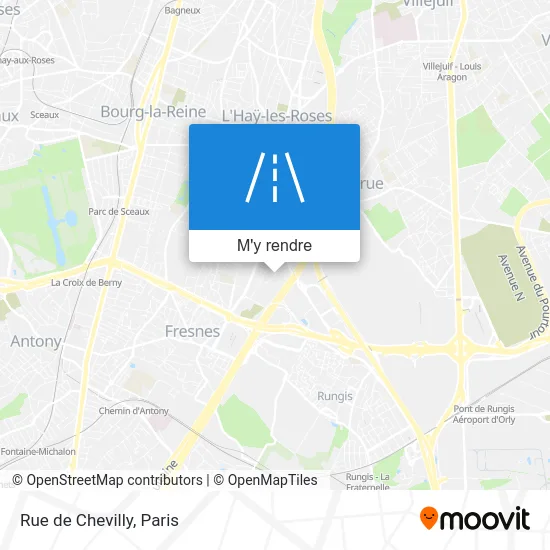 Rue de Chevilly plan