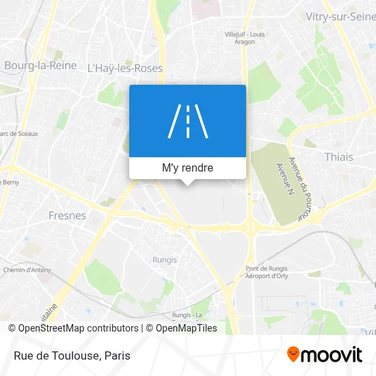 Rue de Toulouse plan