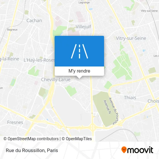 Rue du Roussillon plan