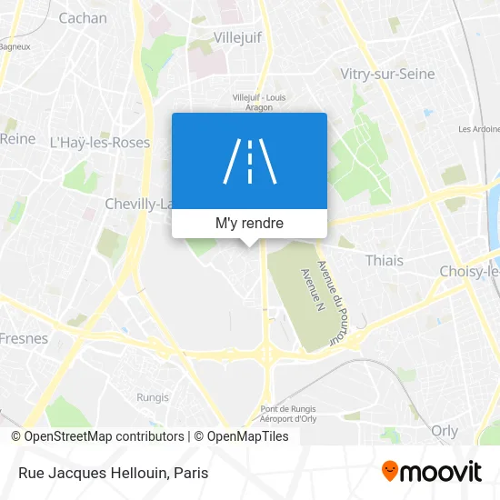 Rue Jacques Hellouin plan