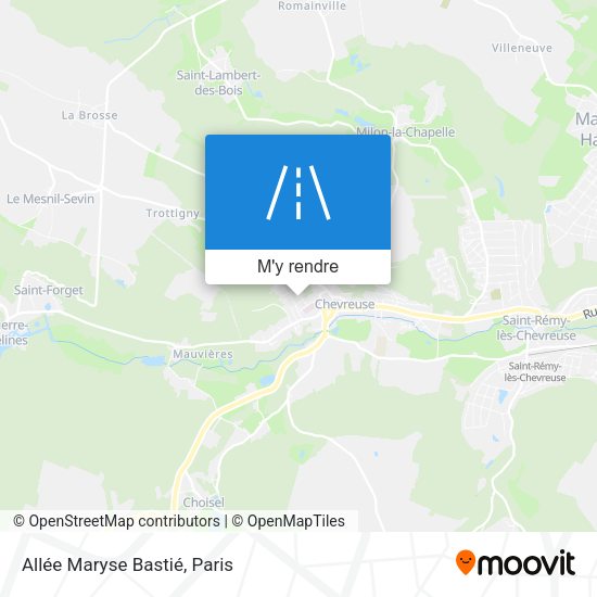 Allée Maryse Bastié plan