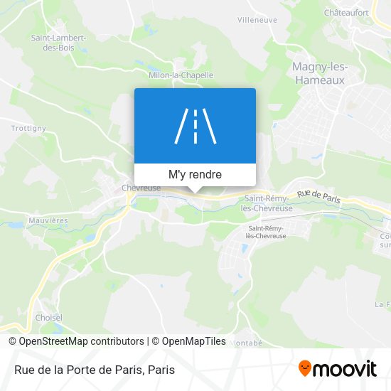 Rue de la Porte de Paris plan