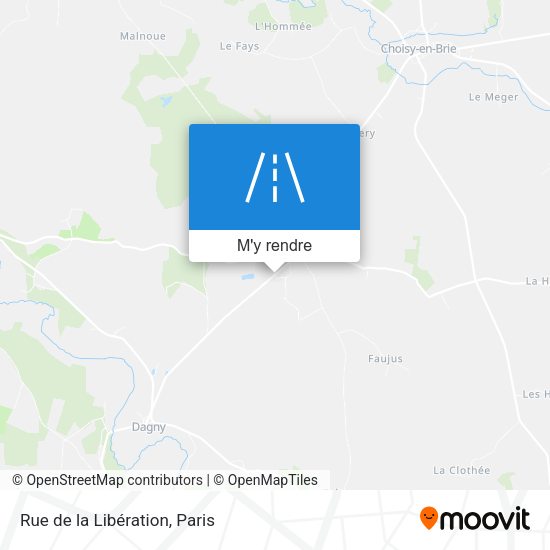 Rue de la Libération plan