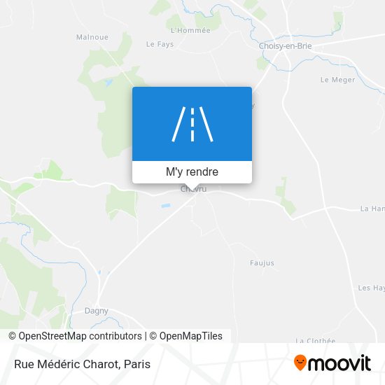 Rue Médéric Charot plan