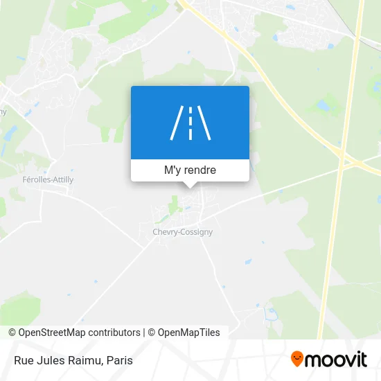 Rue Jules Raimu plan