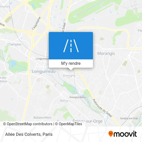 Allée Des Colverts plan