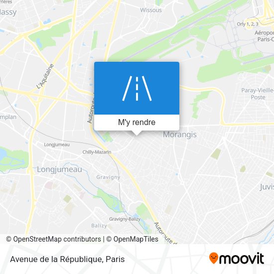 Avenue de la République plan