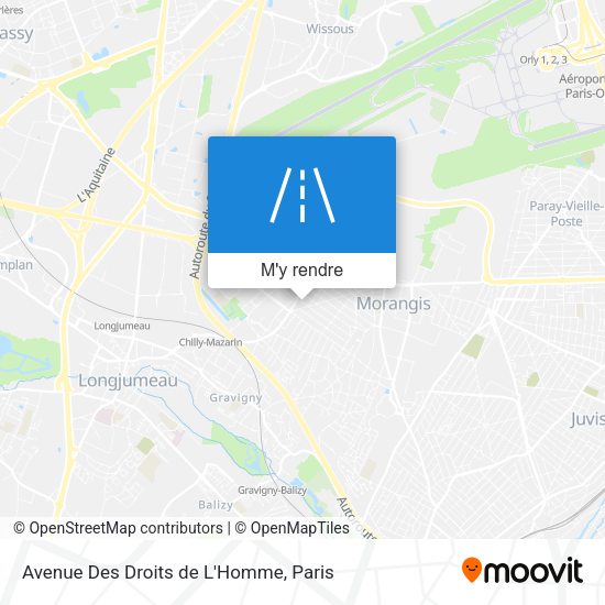 Avenue Des Droits de L'Homme plan