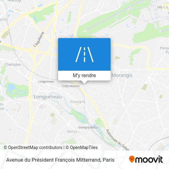 Avenue du Président François Mitterrand plan