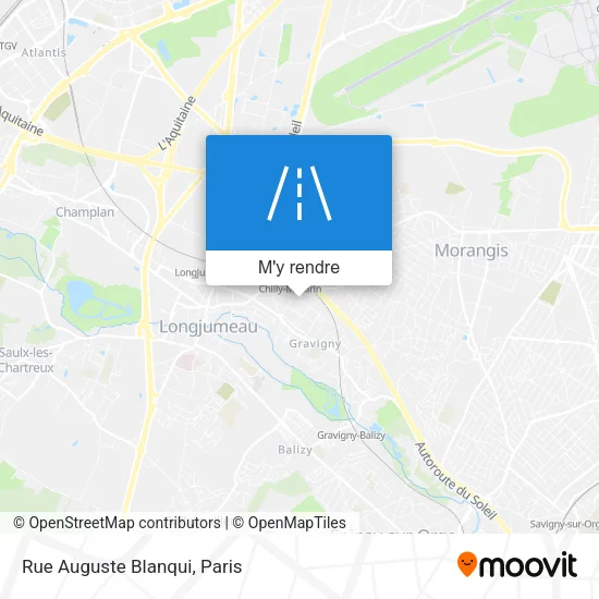 Rue Auguste Blanqui plan