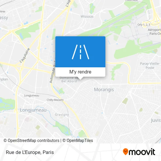 Rue de L'Europe plan