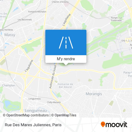 Rue Des Mares Juliennes plan