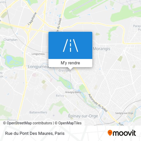 Rue du Pont Des Maures plan