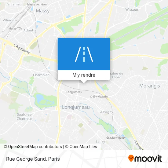 Rue George Sand plan