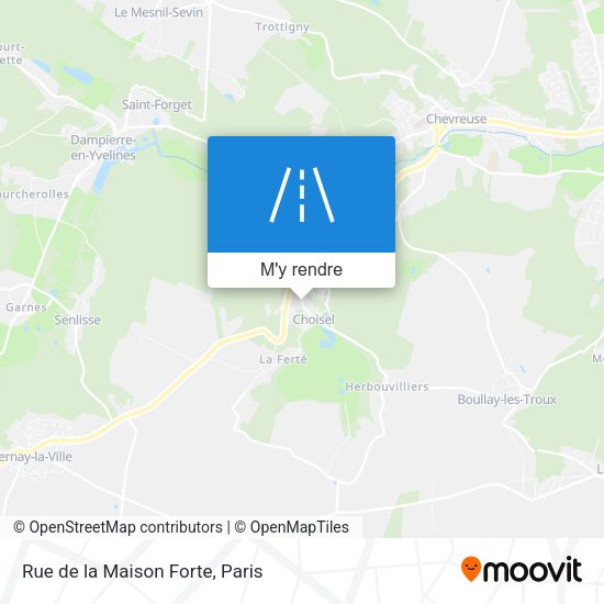 Rue de la Maison Forte plan