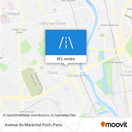 Avenue du Maréchal Foch plan