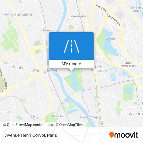 Avenue Henri Corvol plan