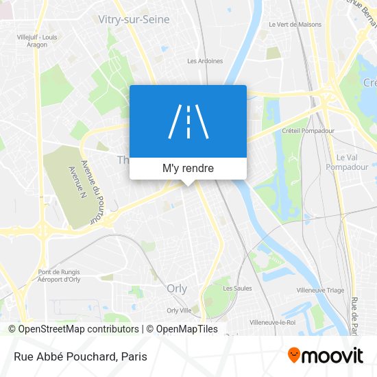 Rue Abbé Pouchard plan