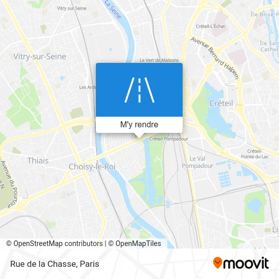 Rue de la Chasse plan