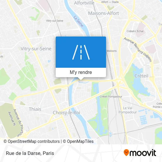 Rue de la Darse plan