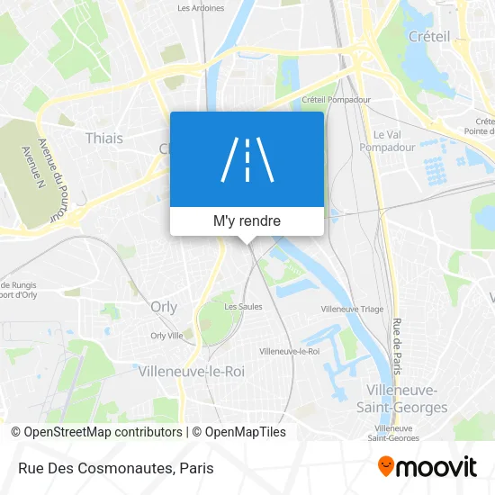 Rue Des Cosmonautes plan