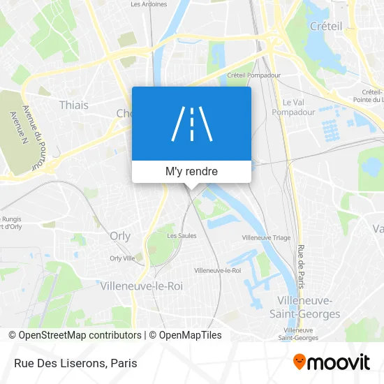 Rue Des Liserons plan