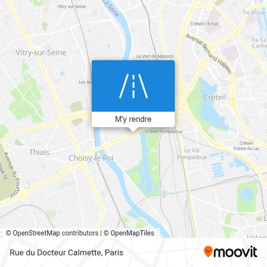 Rue du Docteur Calmette plan