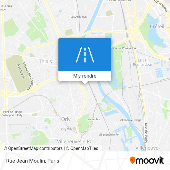 Rue Jean Moulin plan