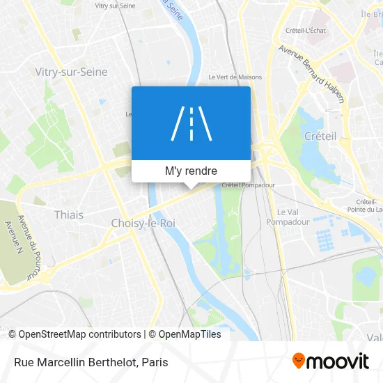 Rue Marcellin Berthelot plan